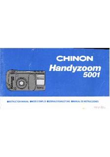 Chinon Handyzoom 5001 manual. Camera Instructions.